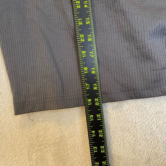 Nordictrack Mens Athletic Shorts Large Gray & Blue With Elastic Waistband - Picture 3 of 11